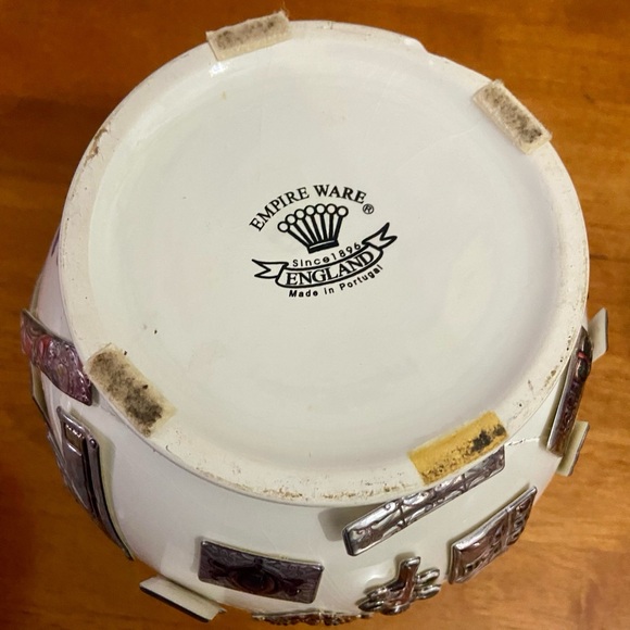 Vintage, Empire Ware, Blue Willow One of a kind Memory Jar 9.5in H x 7in D - Picture 13 of 13